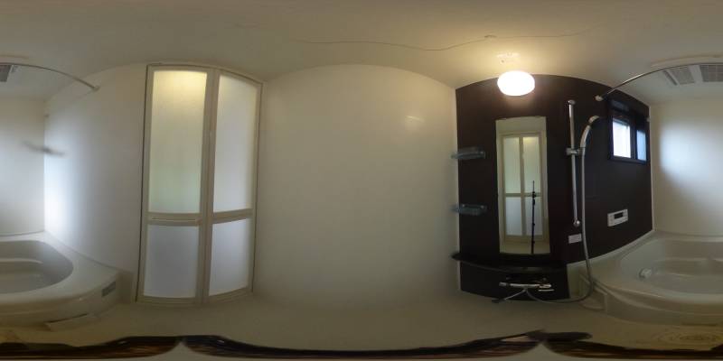 パノラマ画像バスルーム