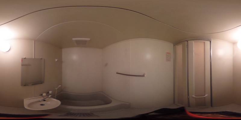 パノラマ画像バスルーム