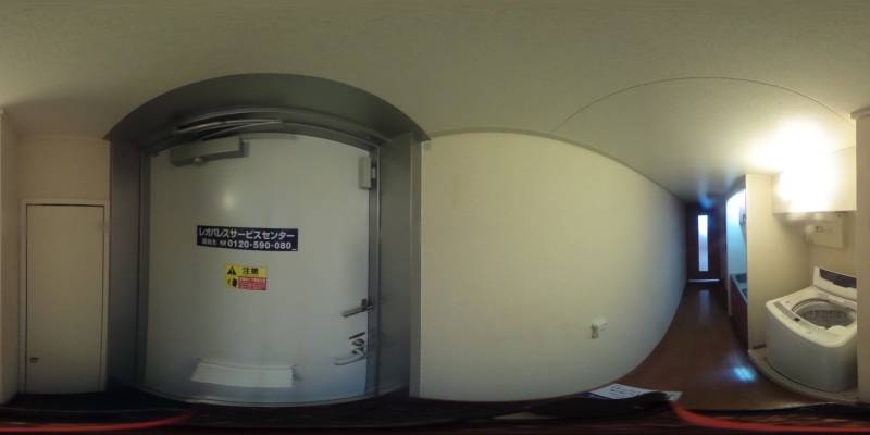 パノラマ画像玄関