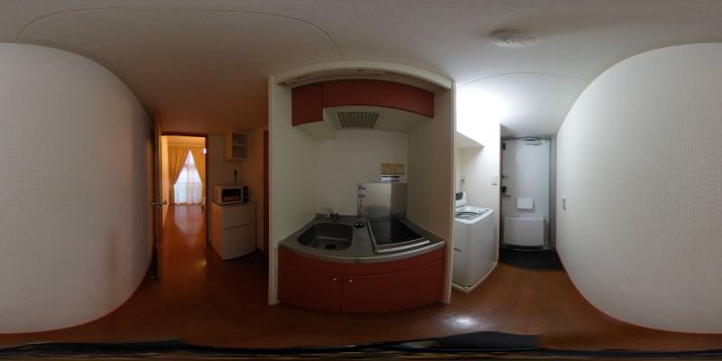 パノラマ画像キッチン