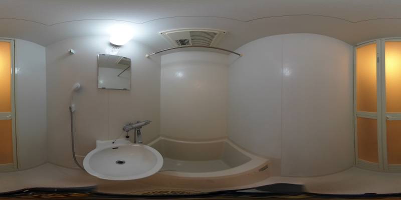 パノラマ画像バスルーム