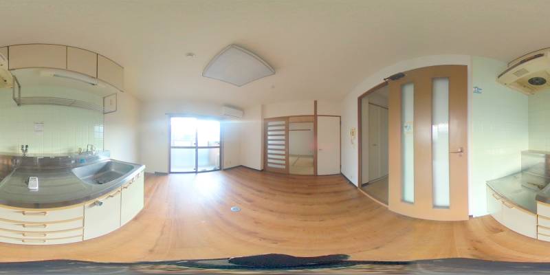 パノラマ画像キッチン