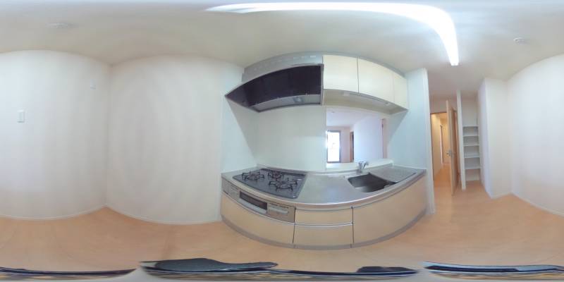 パノラマ画像キッチン