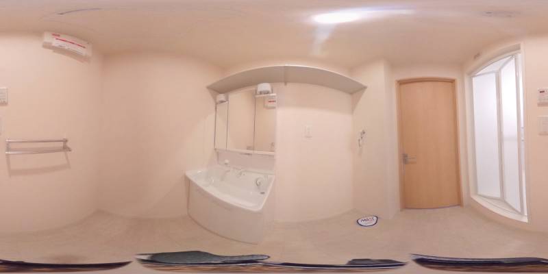 パノラマ画像洗面所