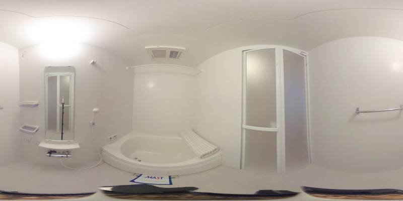 パノラマ画像バスルーム