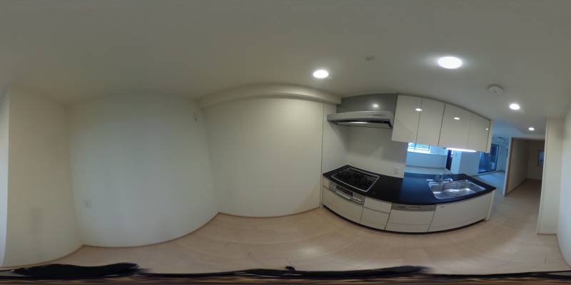 パノラマ画像キッチン