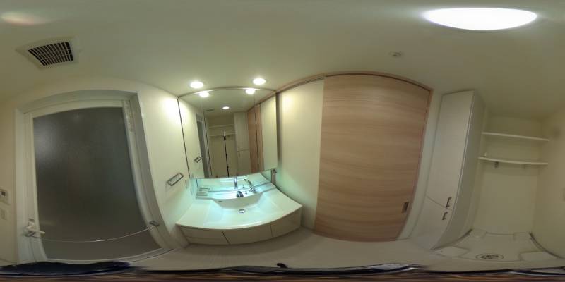 パノラマ画像洗面所