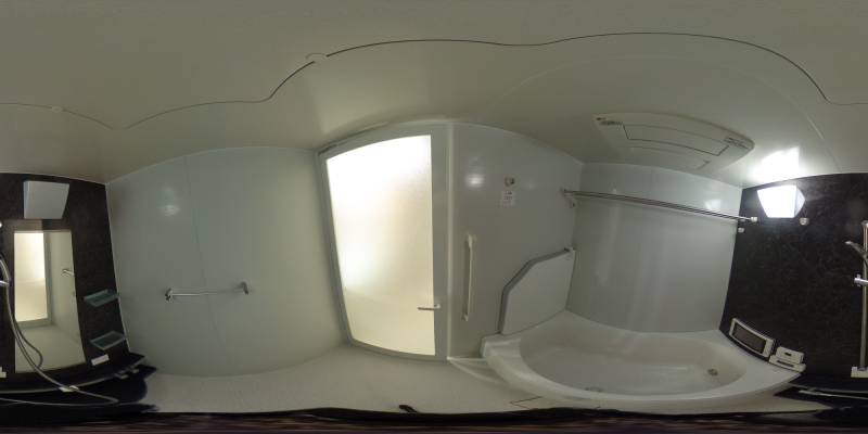 パノラマ画像バスルーム