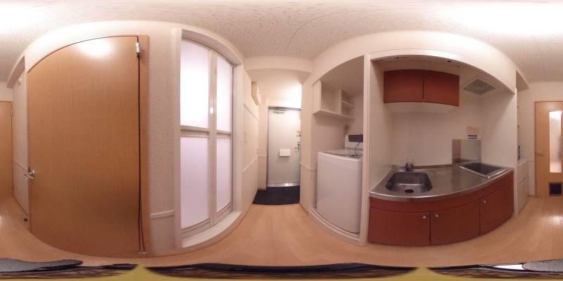 パノラマ画像キッチン