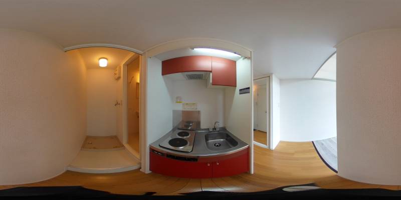 パノラマ画像キッチン