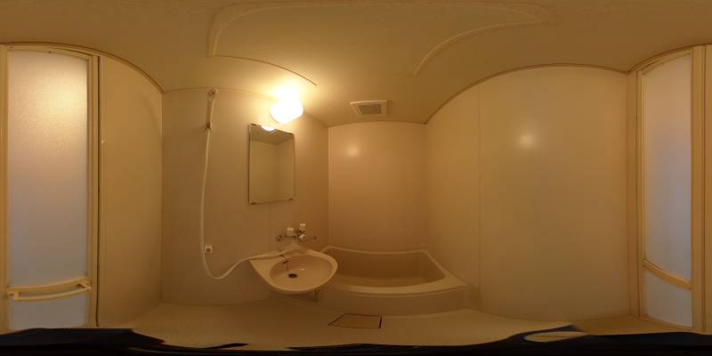 パノラマ画像バスルーム