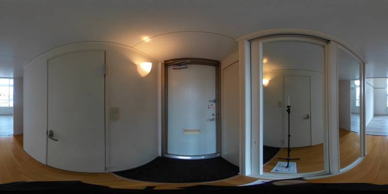 パノラマ画像玄関