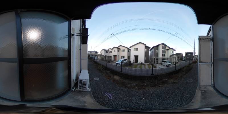 パノラマ画像バルコニー