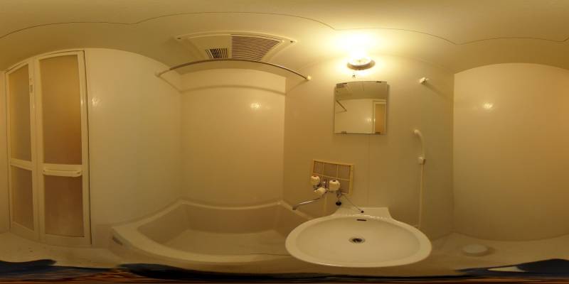 パノラマ画像バスルーム