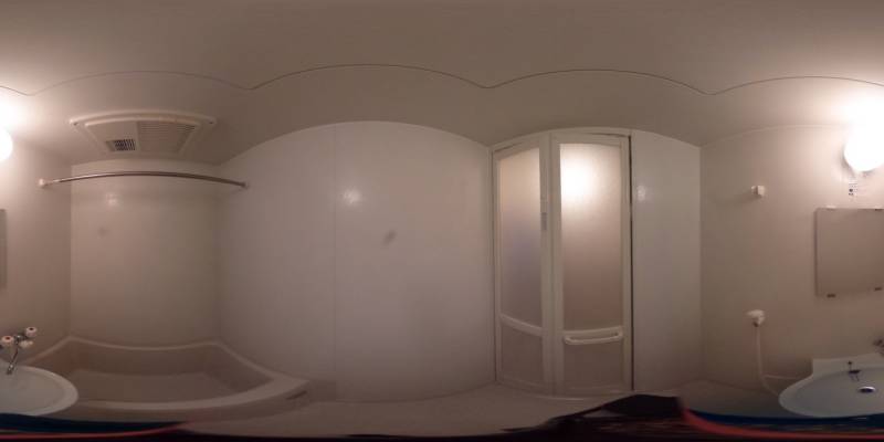 パノラマ画像バスルーム