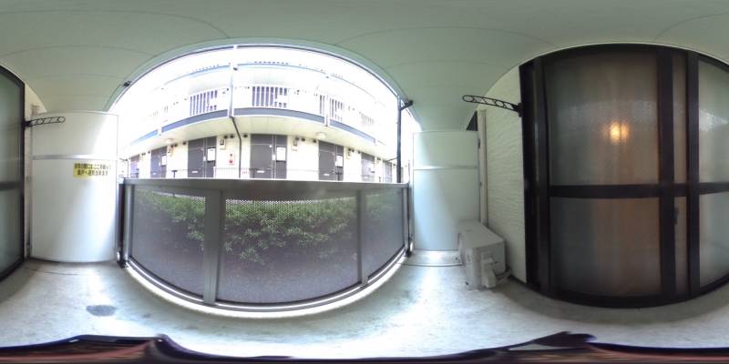 パノラマ画像バルコニー