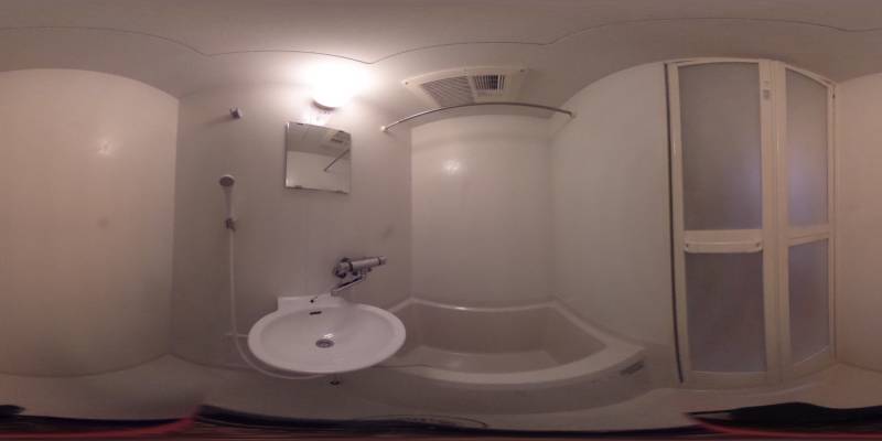 パノラマ画像バスルーム