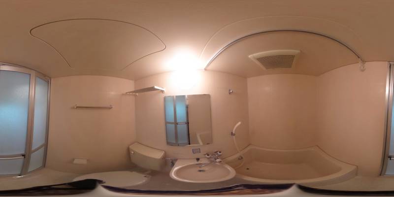 パノラマ画像バスルーム