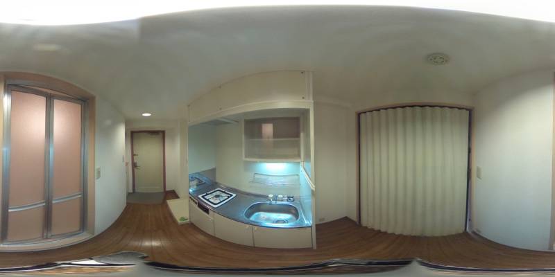 パノラマ画像キッチン