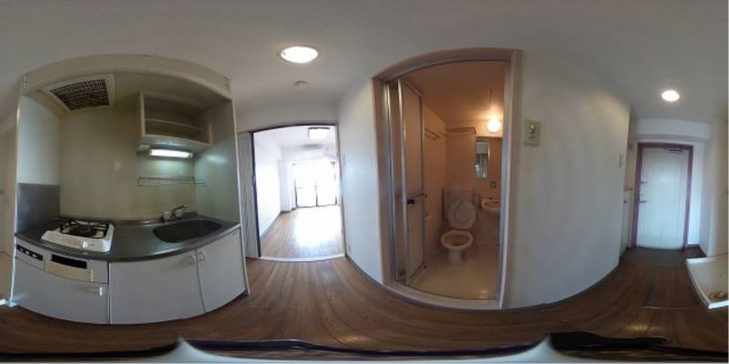 パノラマ画像キッチン