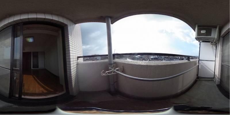 パノラマ画像バルコニー