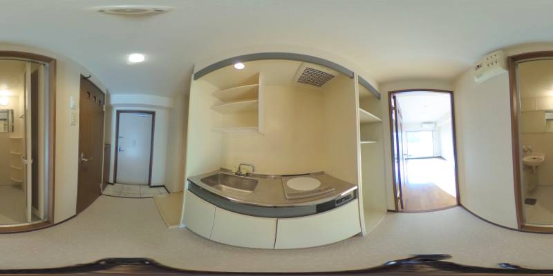 パノラマ画像キッチン