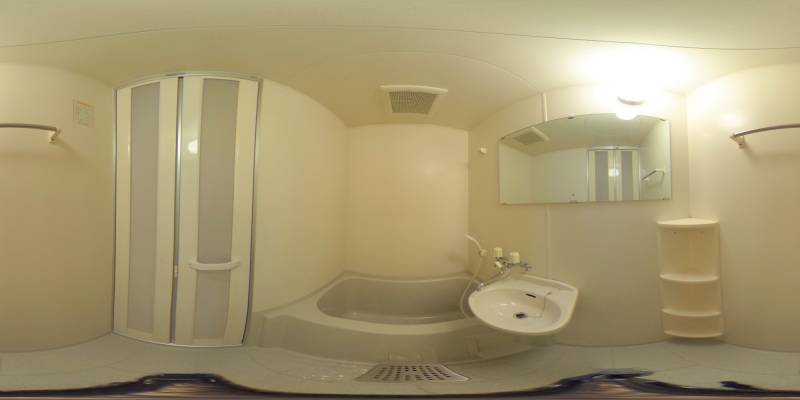 パノラマ画像バスルーム