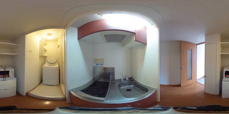 パノラマ画像キッチン