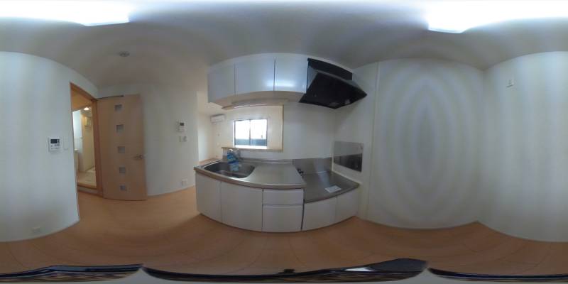 パノラマ画像キッチン