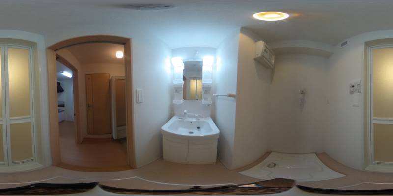 パノラマ画像バスルーム