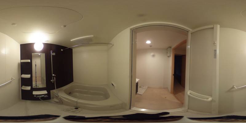 パノラマ画像バスルーム