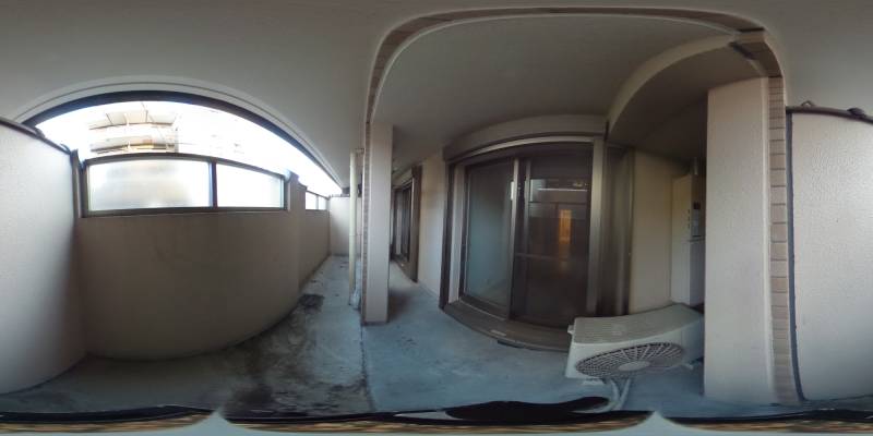 パノラマ画像バルコニー