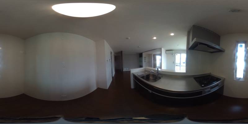パノラマ画像キッチン