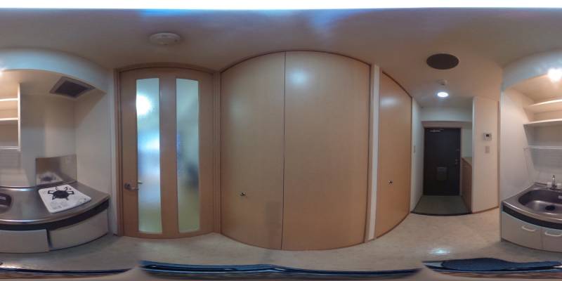 パノラマ画像キッチン