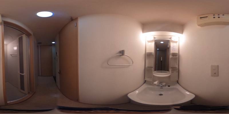 パノラマ画像洗面所