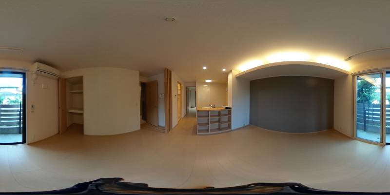 パノラマ画像リビング