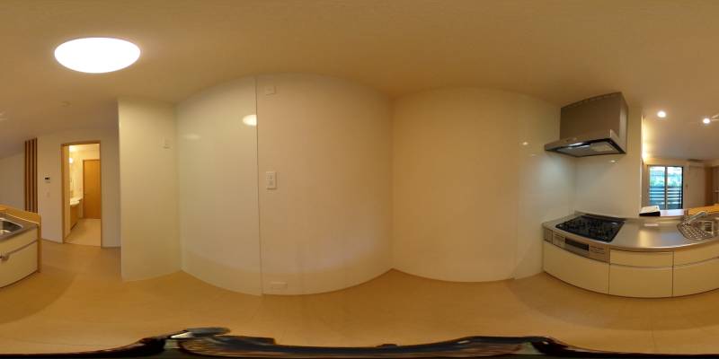 パノラマ画像キッチン