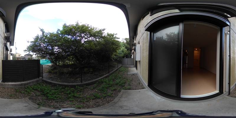 パノラマ画像バルコニー