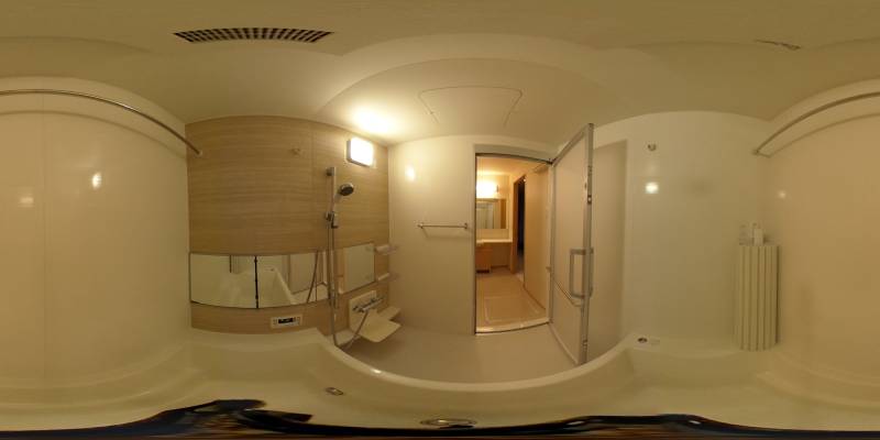 パノラマ画像バスルーム