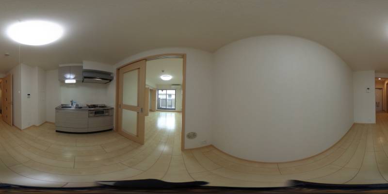 パノラマ画像キッチン