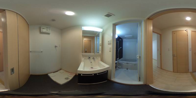 パノラマ画像洗面所