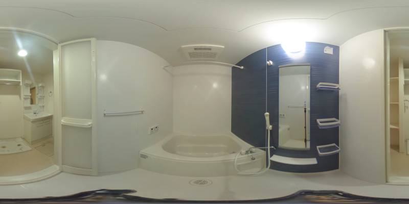 パノラマ画像バスルーム