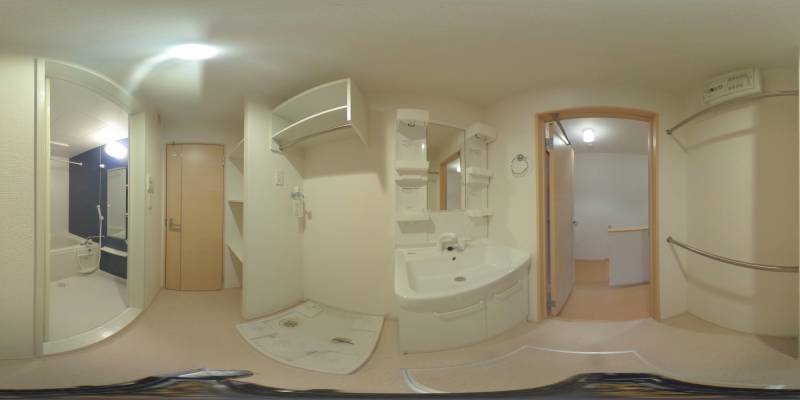 パノラマ画像洗面所