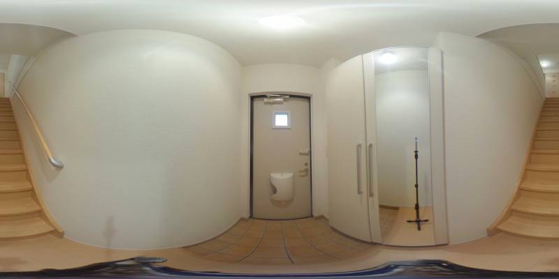 パノラマ画像玄関