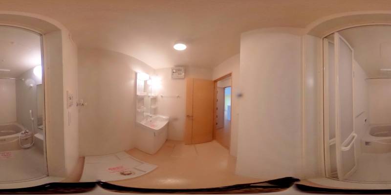 パノラマ画像バスルーム