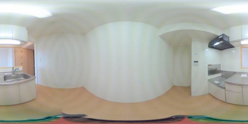 パノラマ画像キッチン