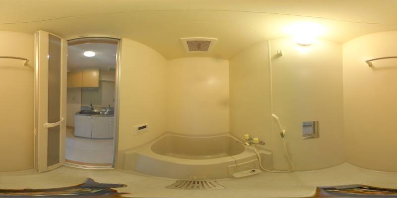 パノラマ画像バスルーム