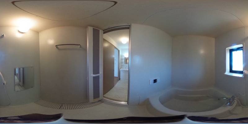 パノラマ画像バスルーム