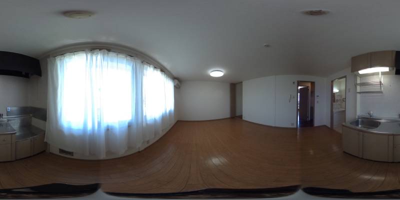 パノラマ画像キッチン