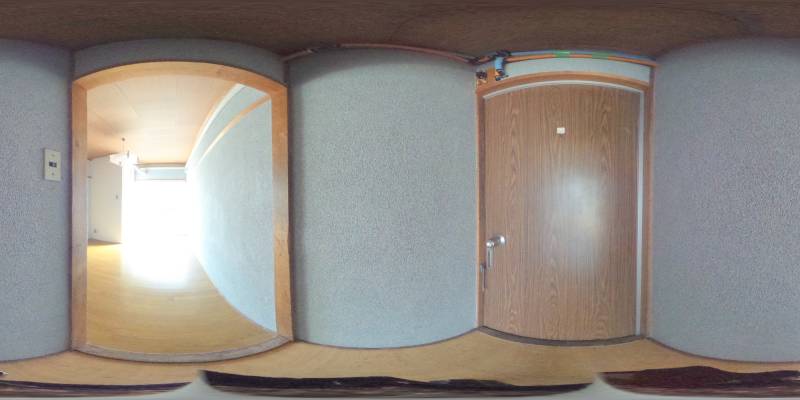 パノラマ画像玄関